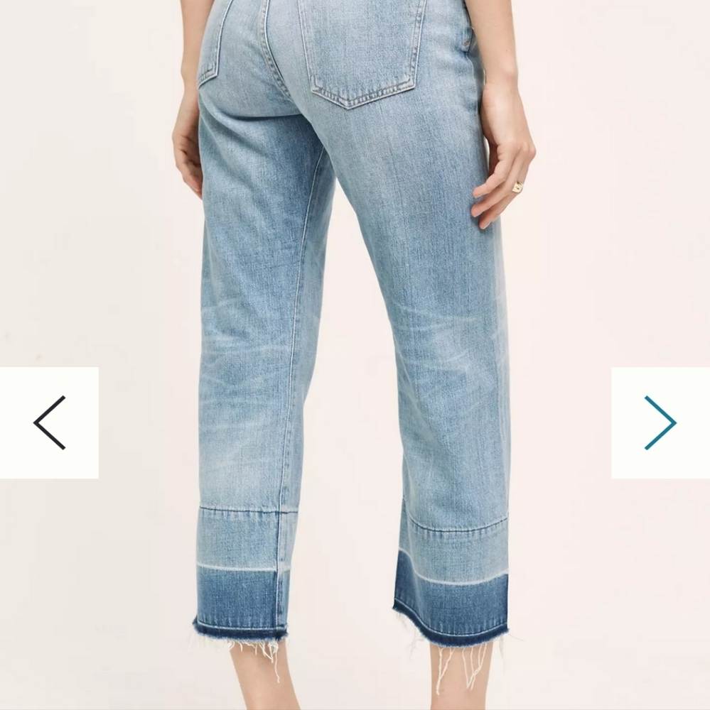 Citizens of humanity Cora relaxed undone hem size 25 Premium Denim - Picture 2 of 16